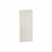 Azar Displays – Panneau mural à un côté avec panneau perforé 20 x 8 po, blanc uni, 2/paquet (770820-WHT)-Pour surfaces planes