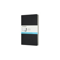 Moleskine – Cahier journal, pointillé, couverture souple, noir, 5 po x 8,25 po-Couverture cartonnée souple noire