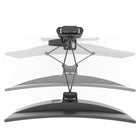 Support de bureau pour moniteur simple TRACE d’Ergotron 45-630-224 - Noir mat-Angle panoramique : 240 degree. Inclinaison : 80 degree. Rotation : 360 degree