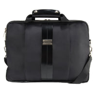 Vangoddy sac à bandoulière pour ordinateur portable 15,6 po, noir-Matière nylon rembourrée. Conçu pour emporter tous vos essentiels de bureau pret à partir