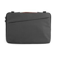 Housse JCPal Tofino Messenger pour MacBook 13 "/ Surface Laptop / PC Laptop - Noir-Extérieur résistant à l'eau, noir