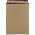 JAM Paper - Enveloppes expédition rigides pour photos, fermeture auto-adhésive, 9 x 11,5 po, kraft brun recyclé, 12/paquet-Enveloppe d’expédition rigide