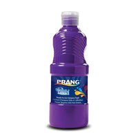 Peinture lavable Dixon Prang 16 oz, violet, paquet de 6-La formule lavable lave facilement la peau et la plupart des vêtements et offre des couleurs vives et éclatantes