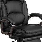Faut direction inclinabl cuir, dossier haut, pivot-Oreiller lombaire extérieur