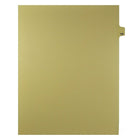 Mark Maker – Onglets séparateurs juridiques beiges, 1/25 onglets, format lettre, sans trous, numéro 130, 25/paquet-Onglets séparateurs beiges, 1/25 onglets