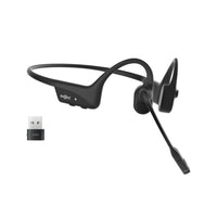 Shokz - OpenComm2 UC avec dongle USB-A Bluetooth Stéréo Microphone à perche à réduction de bruit - Noir cosmique-Communication cristalline : Profitez d'une clarté inégalée dans vos conversations avec nos microphones double réduction de bruit avancée. Dites adieu aux bruits de fond et aux distractions, garantissant que chaque mot soit entendu clairement.