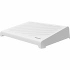 Fellowes - Repose-pieds Breyta, blanc-Fabriqué à partir de matériaux 100% recyclables et conçu pour durer avec une garantie limitée prolongée de 5 ans. 