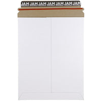 JAM Paper - Enveloppes d'expédition pour photos rigides autocollantes, 9 x 11 1/2 po, blanc, 10/pqt-Taille : 6 x 8 po