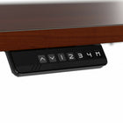 Bureau assis-debout à hauteur réglable 60 po x 30 po Move 40 Series de Bush Business Furniture - cerisier Hansen/gris métallique-Le bureau ajustable s’élève de 28 à 48 po à une vitesse de 1.25 po par seconde