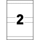 Avery − Étiquettes rectangulaires multi-usages Avery blanches à imprimer ou à écrire − 2 po x 4 po − paquet de 50, (2316)-Amovibles