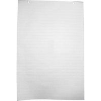 North American Paper Inc. - Bloc pour chevalet, blanc, réglure 1 po, 22 po x 32 7/8 po, 96 feuilles-32 7/8 po x 22 po (portrait)