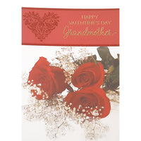 Rosedale - Cartes de souhaits/Enveloppes - Joyeuse St-Valentin Grand-maman - 5-1/2 po x 8 po - paquet de 12-Imprimées sur un papier de qualité non couché
