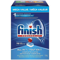 Tablettes Finish Powerball, parfum frais, paquet de 110-Notre révolutionnaire Powerball à pré-rinçage passe à l'action pour récurer les résidus de nourriture les plus tenaces comme la lasagne et le gruau.