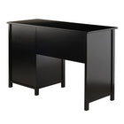 Winsome - Bureau d'écriture Delta, noir (22147)-Assemblage requis