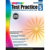 Livre numérique : Spectrum - Spectrum Test Practice, 704251-EB, 5e année-Vous recevrez deux courriels : le premier confirmant la totalité de votre commande et le second comportant un lien de téléchargement. Vous pourrez utiliser le lien de téléchargement immédiatement ou plus tard, comme vous le voulez.