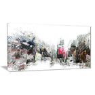 Designart – Art imprimé sur toile, paysage urbain de la ville qui ne dort jamais, (PT3309-32-16)-Impression