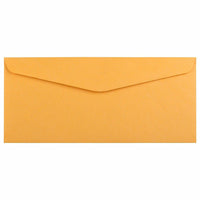 JAM Paper #10 Enveloppes commerciales commerciales - 4 1/8" x 9 1/2" - Kraft brun Manille - Paquet de 100-Couleur : Kraft Brun