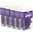 JAM Paper – Trombones géants, violet, 5 paquets de 75, total de 375 (42186879g)-Violet