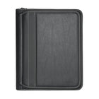 RootsMD – Cartable de luxe avec 2 fermetures à glissière, noir-Pochette à deux fermetures à glissière extérieures dotée de 6 séparateurs pour dossiers