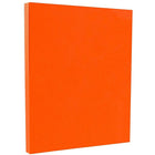 JAM Paper Papier cartonné recyclé de couleur vive, lisse, 8 1/2 x 11 po, orange, 100 feuilles/rame-Dimensions : 8 1/2 x 11 po