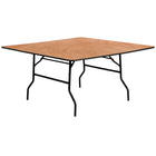 Flash Furniture – Table de banquet pliante de 60 po, beige (YTWFFT60SQ)-Cette table de banquet pliante de forme carré est robuste pour une utilisation quotidienne