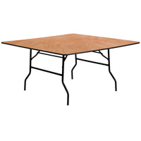 Flash Furniture – Table de banquet pliante de 60 po, beige (YTWFFT60SQ)-Cette table de banquet pliante de forme carré est robuste pour une utilisation quotidienne