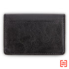 Bugatti vegan leather Business Card Case, Black (BCC5000S-BLACK)-Fenêtre d'identification personnel