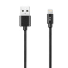 Blu Element – Câble de chargement/synchronisation Lightning USB tressé, 6 pi, noir (B6MFIBK)-Câble de 6 pieds, parfait pour répondre à tous vos besoins quotidiens