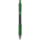 Zebra - Stylos gel Sarasa Rapid Dry, rétractable, 0,7mm, vert, paq./4 (46884STP)-Prise caoutchoutée souple sans latex qui indique la couleur