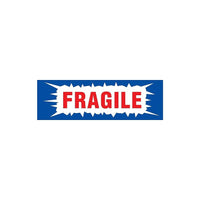Étiquettes de manutention « Fragile », 3 po x 1 po, 500/rouleau-Dimensions : 3 po x 1 po