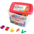 Educational Insights – Ensemble d’aimants multicolores chiffres et lettres Alphamagnets et Mathmagnets, 126/paquet (1636)-Enfants de 4 à 6 ans, à partir de la prématernelle