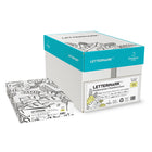 Lettermark - Papier pastel 30 % recyclé Couleurs de, 20 lb, 8,5 po x 14 po, jaune canari, 500 feuilles/rame-20 lb