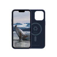 Dbramante1928 - Monaco MagSafe pour iPhone 15 Pro - Bleu Pacifique-Monaco est une étui en silicone fabriquée à partir de silicone recyclé et de matériaux plastiques recyclés, dotée d'une conception de protection contre les chocs à 3 couches et d'un aimant MagSafe intégré