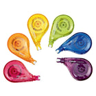 Staples® – Ruban correcteur OOPS! Sidewinder, couleurs variées, paq./6-S’applique à sec et proprement
