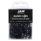 JAM PAPER - Colore norme 1" Trombones, Noir, 2 Paquets de 100-La couleur noire
