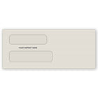 Deluxe - Enveloppes de sécurité autocollantes à double fenêtre, 8-5/8 po x 3-5/8 po, paq./500 (5027-500)-Double fenêtre, autocollantes