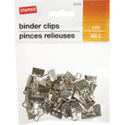 Staples - Mini pinces relieuses, 3/5 po, argent, paq./40-Des pinces en métal robustes pour bien retenir les papiers