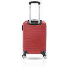 TUCCI Italy - PERCORSO Valise à roulettes 20 po - Rouge-Coque rigide en ABS