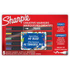 Sharpie - Marqueurs Creative - pointe pinceau - couleurs variées - Paquet de 5-Pointe pinceau