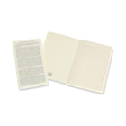 Moleskine – Cahier quotidien Volant, format de poche, uni, orange corail et bleu algue-marine, Paquet de 2-Toutes les feuilles sont détachables