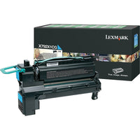 Lexmark – Cartouche d'impression cyan X792, programme de retour, très haut rendement-Cyan