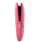 15,6 po Housse de Protection Ordinateur Portable, Laptop Sleeve Case PC Netbook Ultrabook Sacoche Compatible 15-15,6 po, Rose-Tirettes de fermeture éclair de VanGoddy chromées