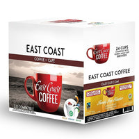 East Coast Coffee – Mélange bio Fundy Fog Blaster, torréfaction moyenne, recyclable, paq./24 -Recharges K-cup