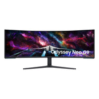 Samsung - Moniteur de jeu 57" 8K Ultra HD 240 Hz 1 ms GTG incurvé VA LED FreeSync-Résolution de 57 pouces 7 680 x 2 160, type de panneau VA