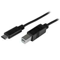 StarTech.com - Câble USB-C à USB-B, M/M, 1 m (3 pi), USB 2.0-Connexions simples à travers un connecteur réversible USB Type-CMC, qui se branche sur votre appareil avec l’un ou l’autre des côtés vers le haut