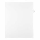 Mark Maker – Onglets séparateurs juridiques blancs, 1/15 onglets, format lettre, sans trous, numéro 79, 25/paquet-Onglets séparateurs blancs, 1/15 onglets
