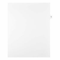 Mark Maker – Onglets séparateurs juridiques blancs, 1/15 onglets, format lettre, sans trous, numéro 79, 25/paquet-Onglets séparateurs blancs, 1/15 onglets