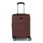 Bugatti - Ensemble de 3 valise rigide ABS - Bruxelles - Rouge-Roues pivotantes doubles à 360 degrés pour un contrôle précis et un roulement doux et silencieux (8 roues)