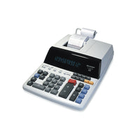 Sharp - Calculatrice imprimante de table, 12 chiffres EL2615PIII-Gros écran fluorescent facile à lire, 12 chiffres