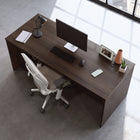 Sauder 71"W La Collection Affirm Bureau - Finition Noble Elm-   Bords thermoplastiques résistants aux chocs et de haute qualité